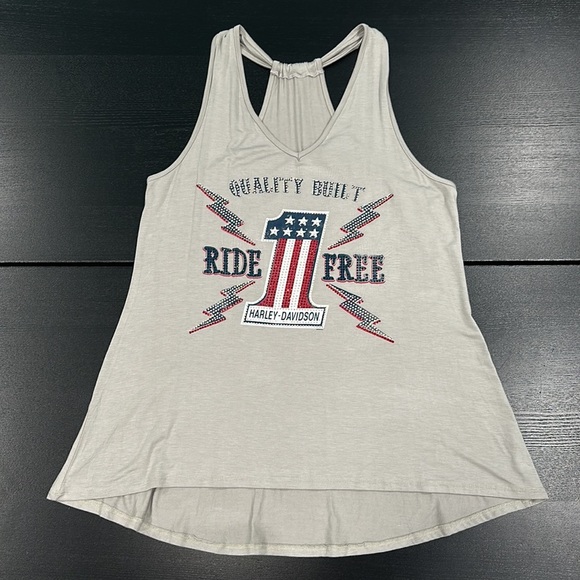 Harley-Davidson Women´s Tank Top #1 Racing Off and Running - 1X - Picture 3 of 8